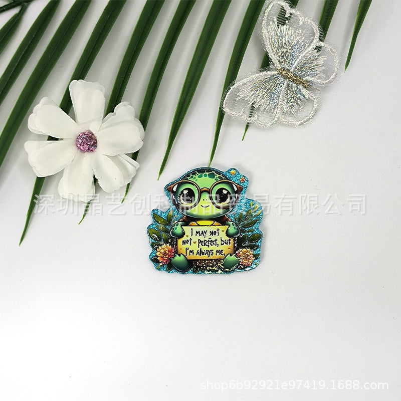 Wholesale 10pcs/ pack Acrylic DIY Accessories - Cute Animals